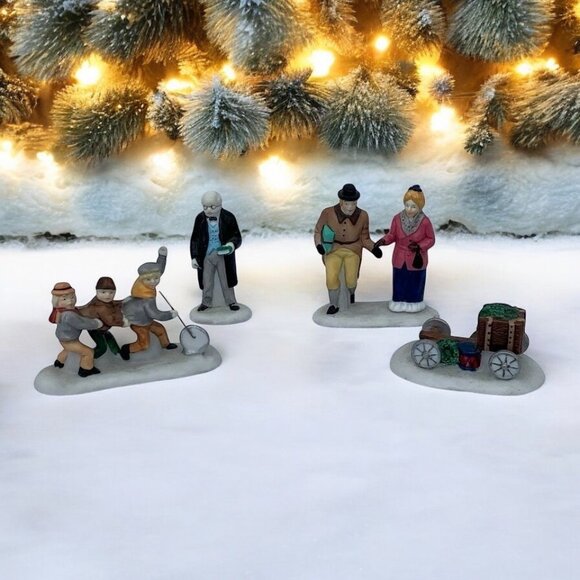 Dept 56 Nicholas Nickleby Characters Dickens Christmas Village Accessory - 1994 - Picture 1 of 10